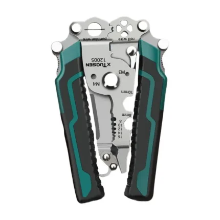 Wire Stripper Pliers Foldable Cable Crimper Wire Stripping Tool